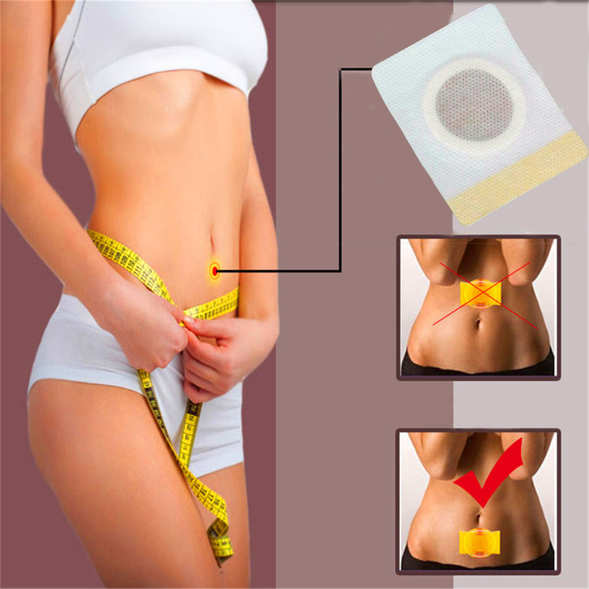 

30Pcs Slimming Patch Body Navel Sticker Anti-Obesity