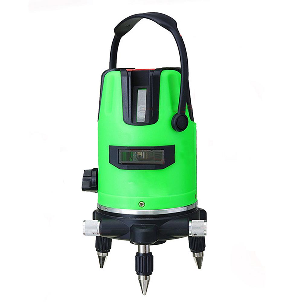 

3D Green 2/5 Line Laser Level 360° Rotary Self Leveling Horizontal Vertical Tool