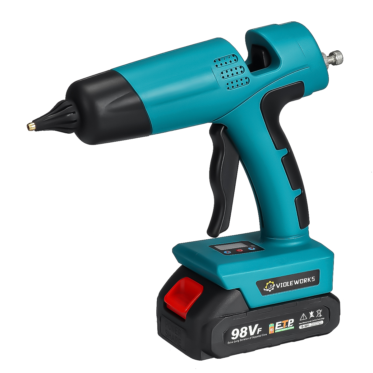 Find VIOLEWORKS Hot Melt Glue Gun Cordless Rechargeable Hot Glue Applicator Home Improvement Craft DIY for Makita Battery for Sale on Gipsybee.com with cryptocurrencies