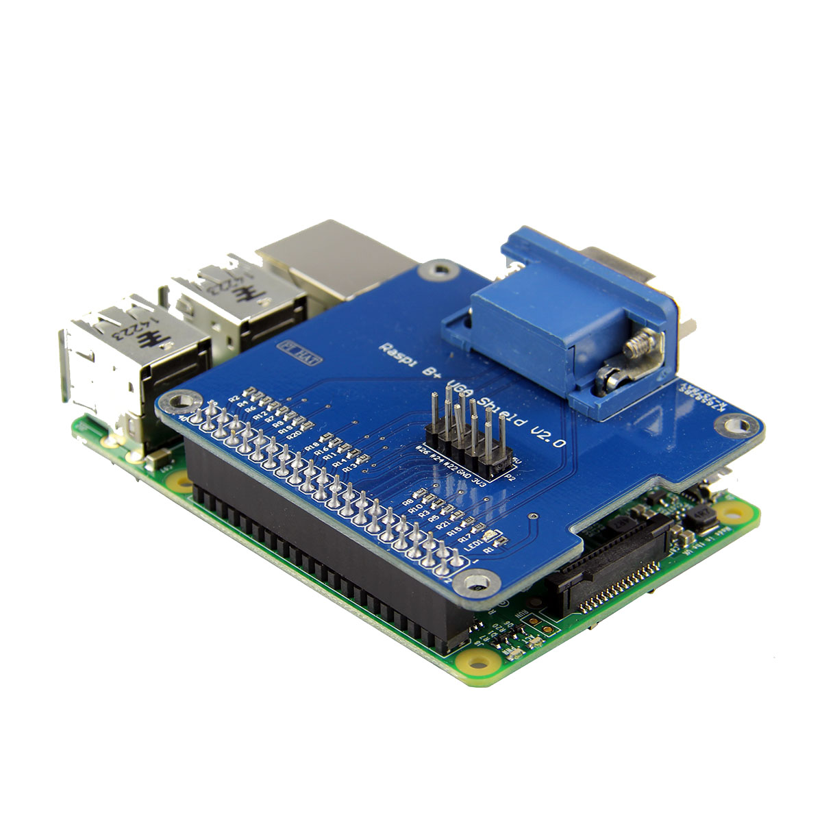 

VGA Shield V2.0 Expansion Board For Raspberry Pi 3B / 2B / B+ / A+