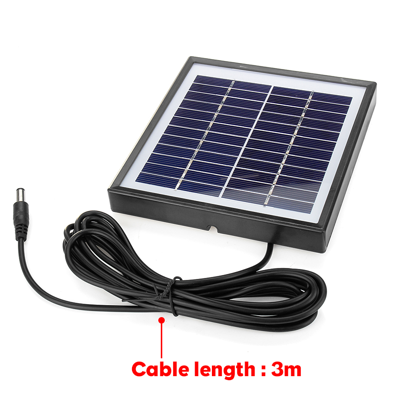 Portable 5W 12V Polysilicon Solar Panel Battery Charger For Car RV Boat W/ 3m Cable 78