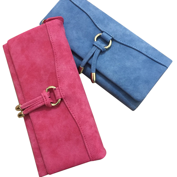 

Zipper Nubuck Leather Long Wallet 3 Fold Purse Card Holder 5.5'' Phone Case Bags For Iphone