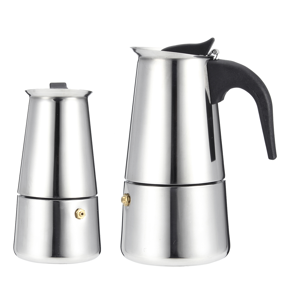Espresso Moka Coffee Maker Pot Percolator Stainless Steel Electric Stove Electric Coffee Kettle 25