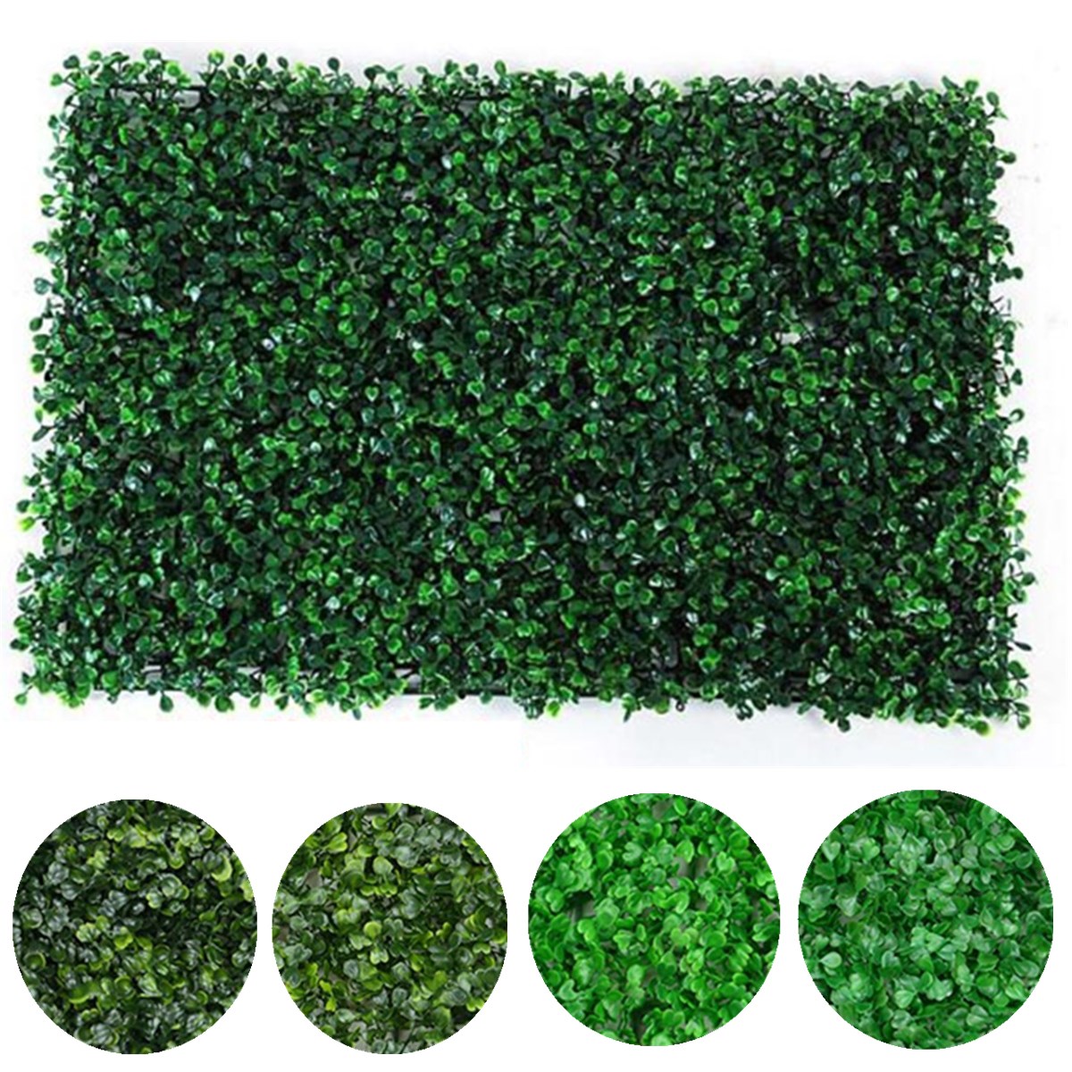 

40x60cm Artificial Plant Wall Fence Vertical Garden Panel Decorations Foliage Hedge
