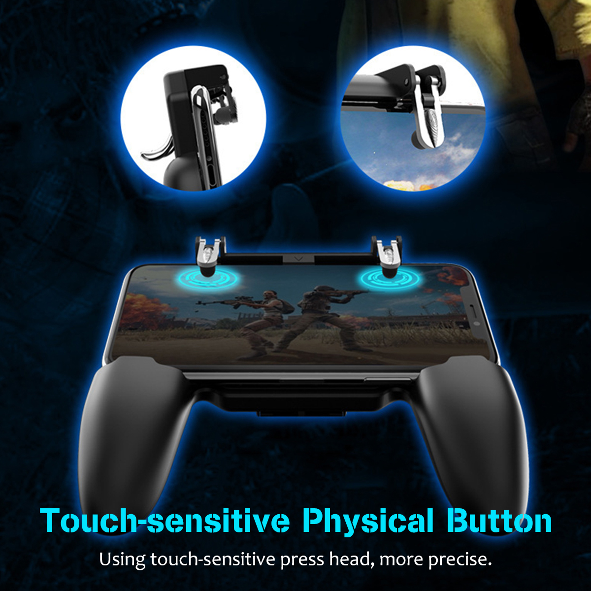 Gamepad Joystick Fire Trigger Shooter Button Game Controller for PUBG  Mobile Game for Smartphone - 