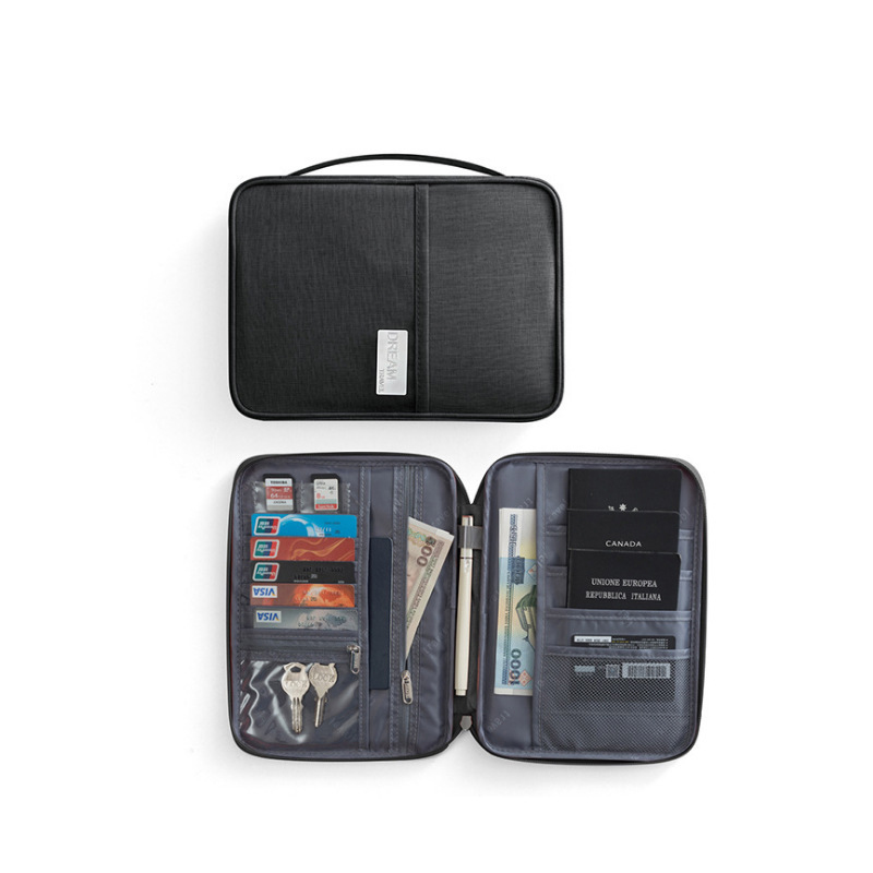 

IPRee® Polyester Passport Bag Travel ID Card Wallet Waterproof Multifunction Credit Card Holder Storage Bag