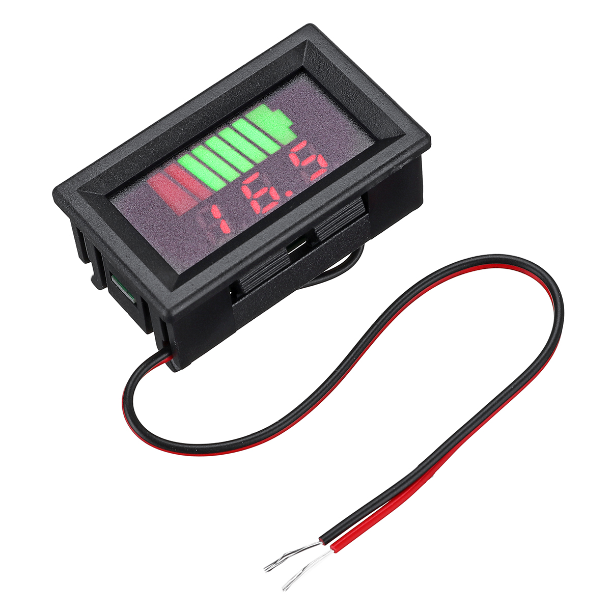 12V-72V LED Digital Voltmeter Voltage Meter Battery Gauge For Motorcycle Auto 