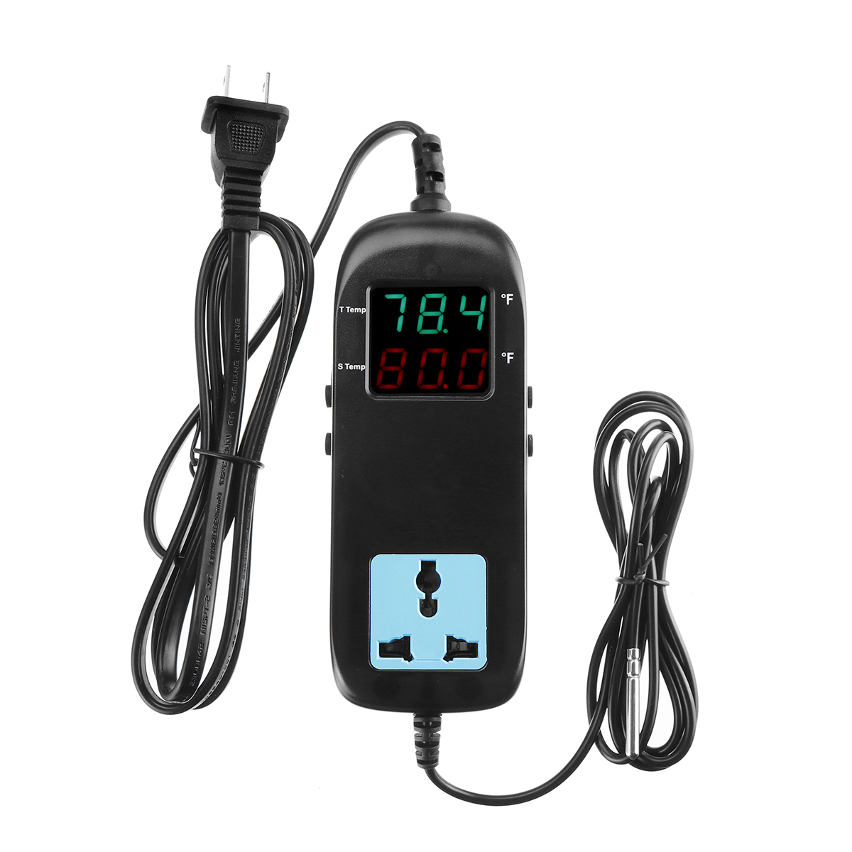 

MH2000 AC 90-250V 10A LED Digital Temperature Controller Socket Thermostat