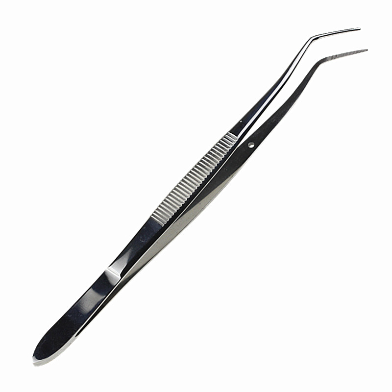 

Stainless Steel Dental Mouth Tweezer Instruments Oral Tool