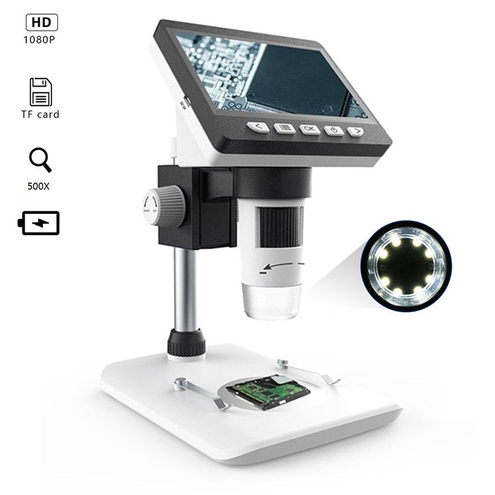 QUAKOI MUSTOOL G610 2MP 4.3-Inch LCD WiFi Microscope Support iOS Android System 