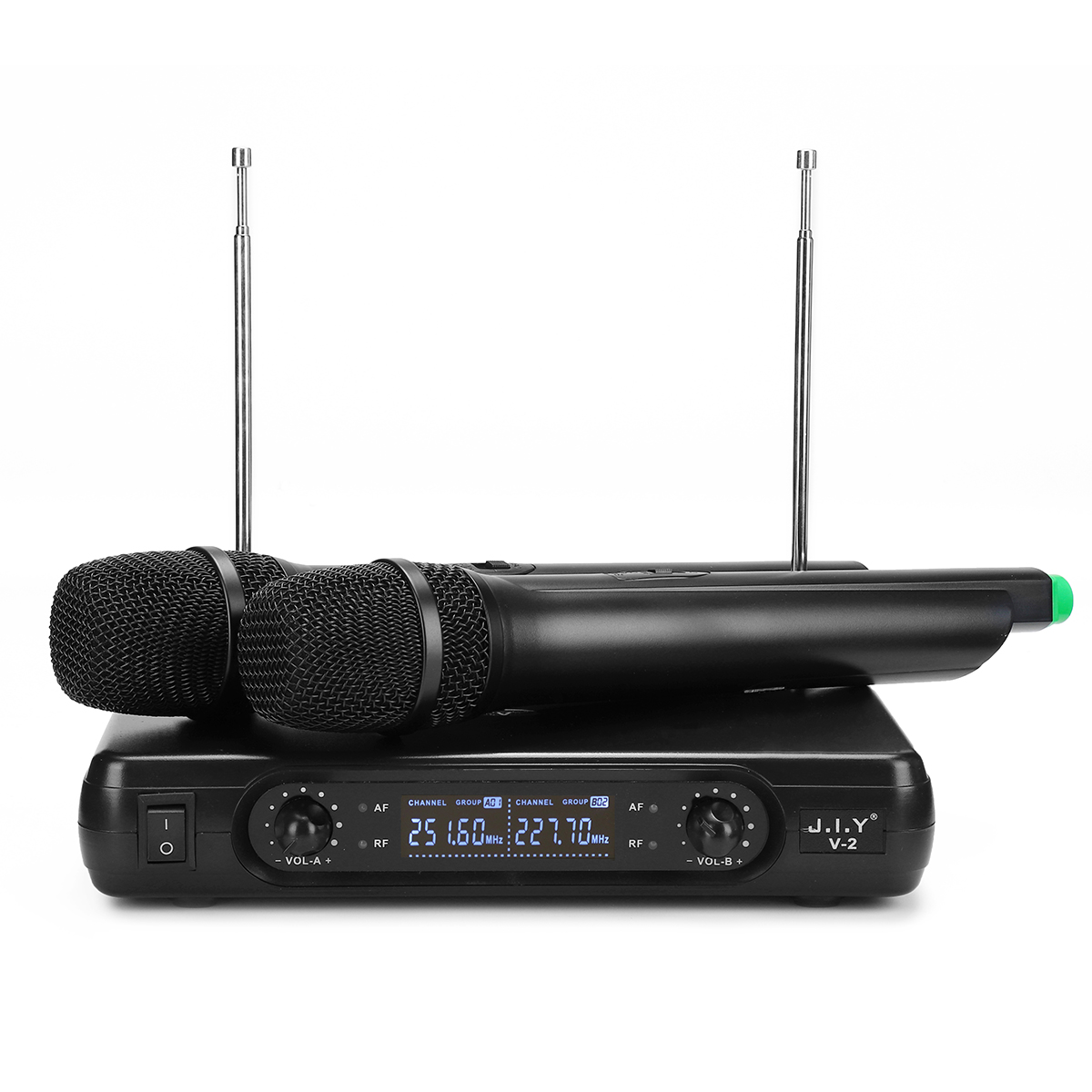 Find Dual Channel Professional VHF Wireless Microphone System KTV Karaoke System Dual Handheld Mic High fidelity Amplifier for Sale on Gipsybee.com with cryptocurrencies