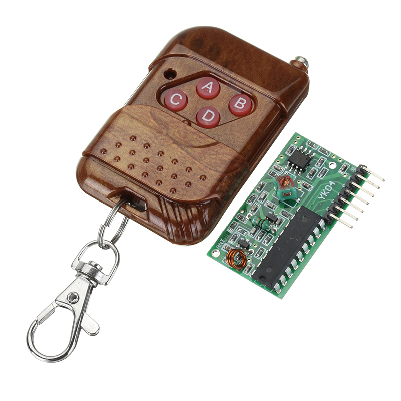 

IC 2262/2272 4Channel 315MHZ Key Wireless Remote Control Kits Receiver module for Smart Robot Car