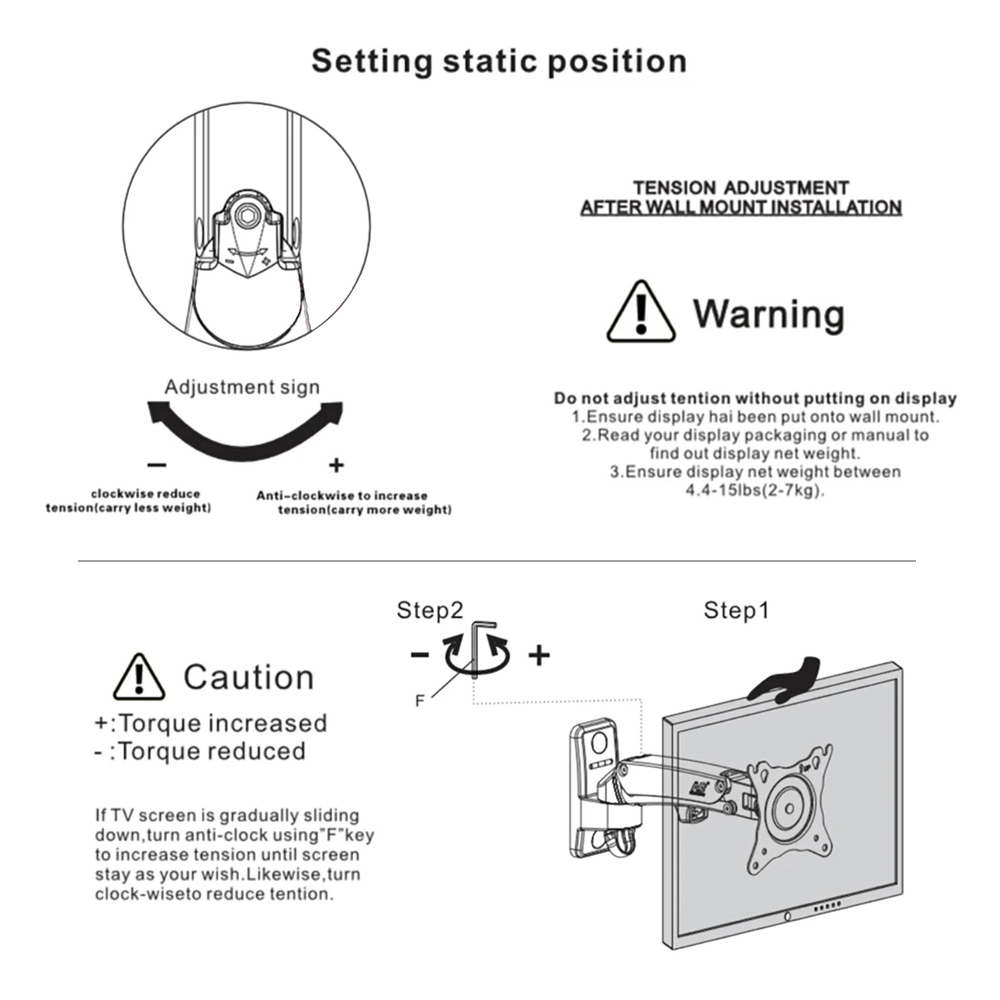 Setting static position