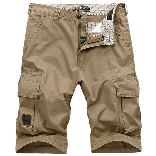 

Summer Mens 30-44 Size Multi Pocket Cargo Shorts Fifth Breathable Loose Casual Shorts