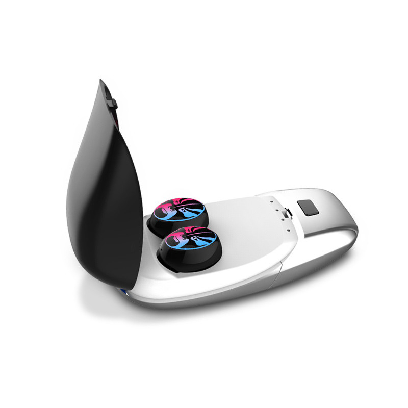 

TWS Breathing Light bluetooth 5.0 Wireless Earbuds HIFI Bass Smart Control Noise Cancelling Earphone