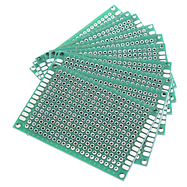 

Geekcreit® 10pcs 40x60mm FR-4 2.54mm Double Side Prototype PCB Printed Circuit Board