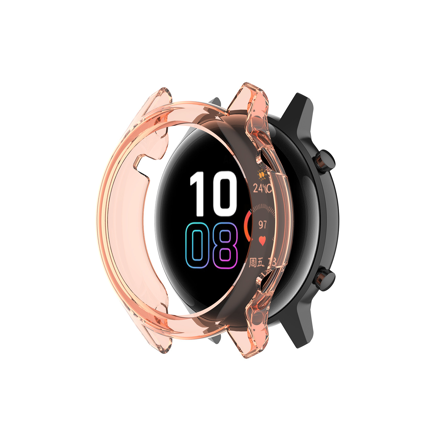 Find Bakeey TPU Half Cover Transparent Protector Case for Huawei Honor Magic Watch2 42mm/46mm for Sale on Gipsybee.com with cryptocurrencies