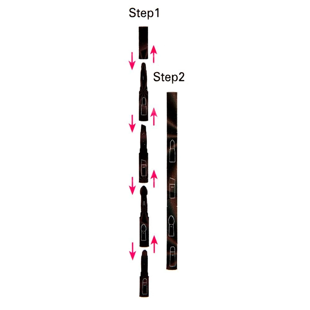 4 In 1 Black Eye Makeup Brushes Kit Eyebrow Lip Shaving Sponge Eyeshadow Brush Cosmetic Tool 