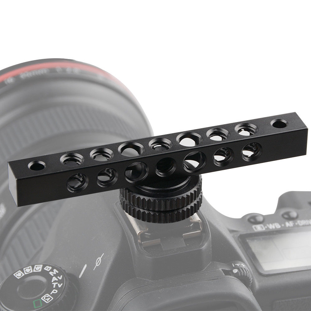 

KEMO C1483 1/4 Thread Hot Shoe Extension Стабилизатор для сырной трубы для DSLR камера Микрофон Видеолампа