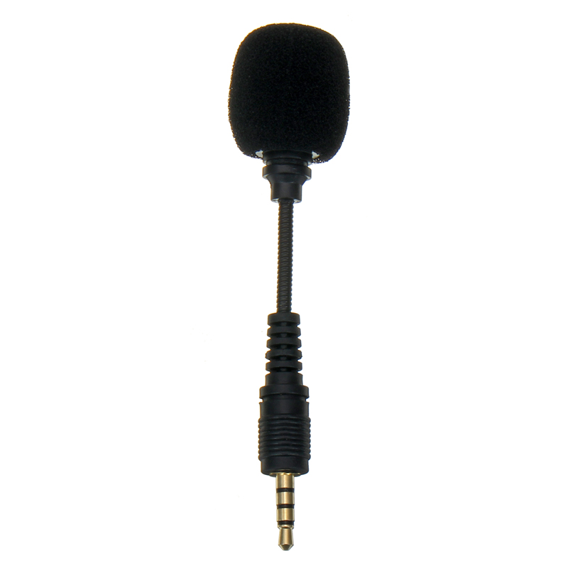 

Мини 3,5-мм разъем для мобильного телефона Гибкий микрофон 4-полюсный стерео Микрофон для iPhone Android Смартфон Recorder