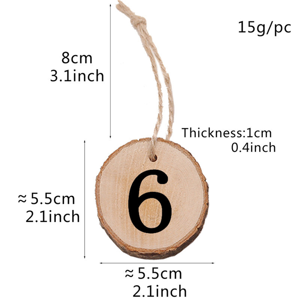 10Pcs/Lot Laser Engraving Wooden Number Hanging Table Cards Wedding Party Decor Reception Pendant 19