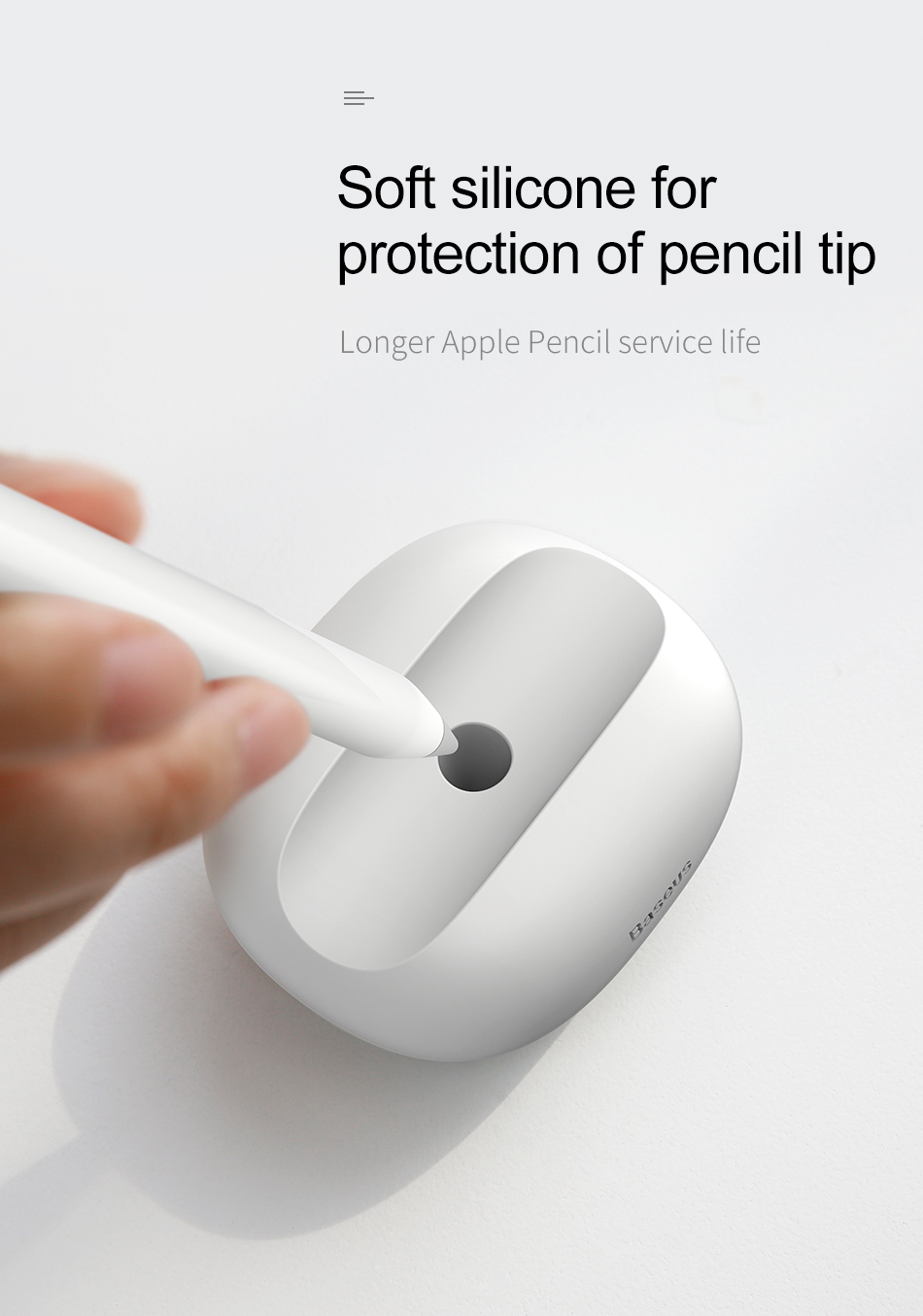 Baseus Silicone Holder With Pencil Cap For Apple Pencil (2015) 14