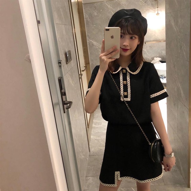

Suit Skirt New Season Student Jacket Skirt Small Two-piece Female Oxygen Age Can Be Issued