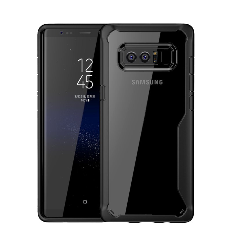 

Bakeey™ Transparent Anti Fingerprint Acrylic Soft Silicone Case for Samsung Galaxy Note 8