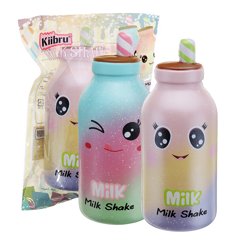 

Kiibru Молочный коктейль Squishy 16 * 7 * 6.5CM Лицензированный медленно растущий Soft Гигантская игрушка с упаковкой