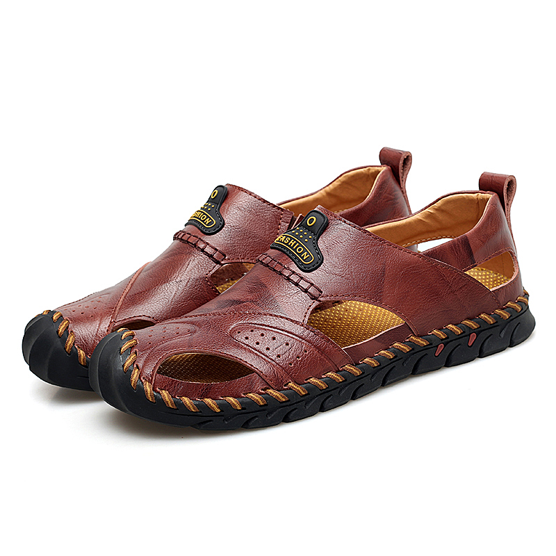 

Menico Hand Stitching Genuine leather Outdoor Sandals