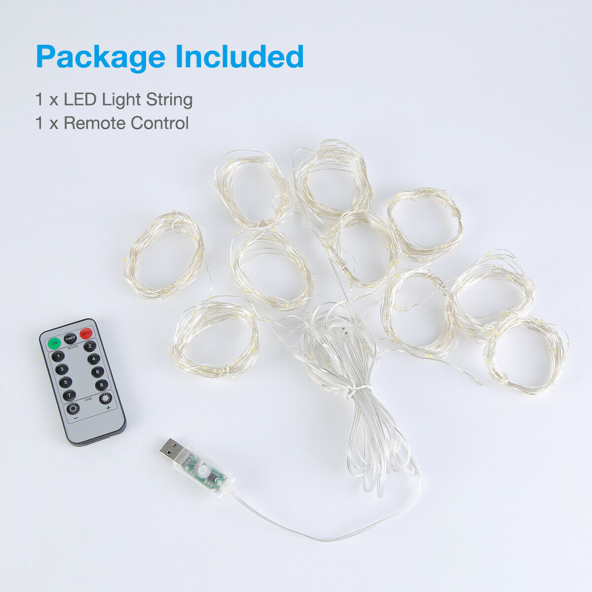Find 300LED USB Remote Curtain Lights Decor Fairy Lamp Window Colorful New Year for Sale on Gipsybee.com with cryptocurrencies