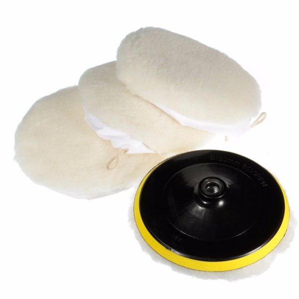 

7 Inch Polisher Buffer Soft Wool Bonnet Pad Polishing Buffing Wheel