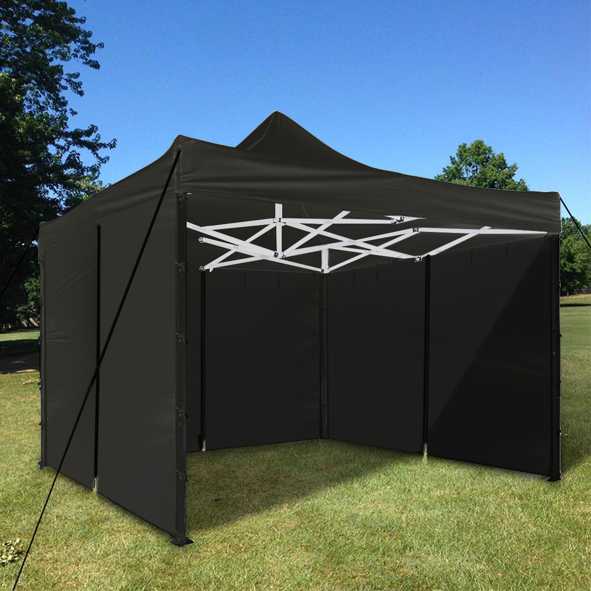 9.8x6.2FT Canopy Side Wall Panel Gazebo Tent Shelter Shade Zipper Sidewall Cloth 7