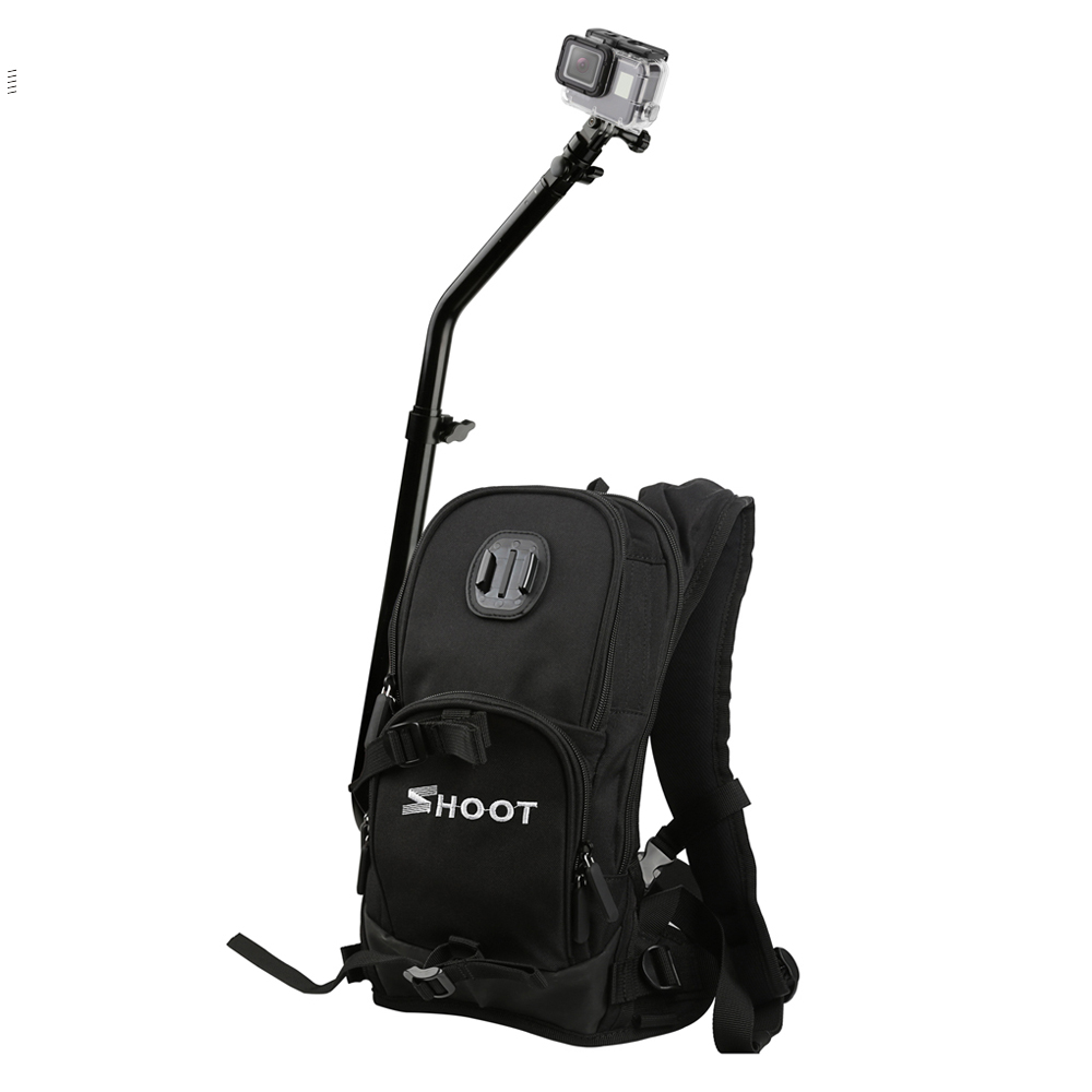 SHOOT Motorcycle Bicycle Selfie Backpack for GoPro Camera Backpack