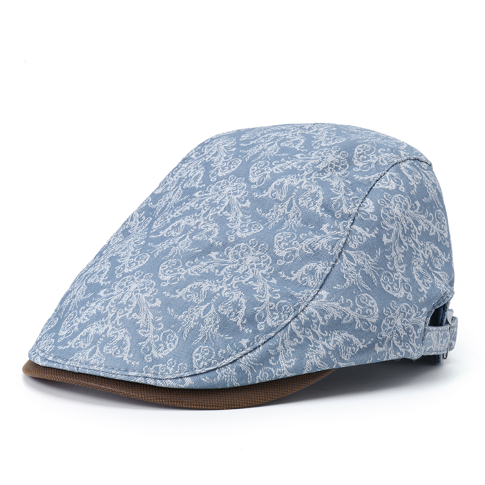 

Men Women Print Retro Beret Caps Duck Hat Sunshade Casual Outdoors Peaked Forward Cap