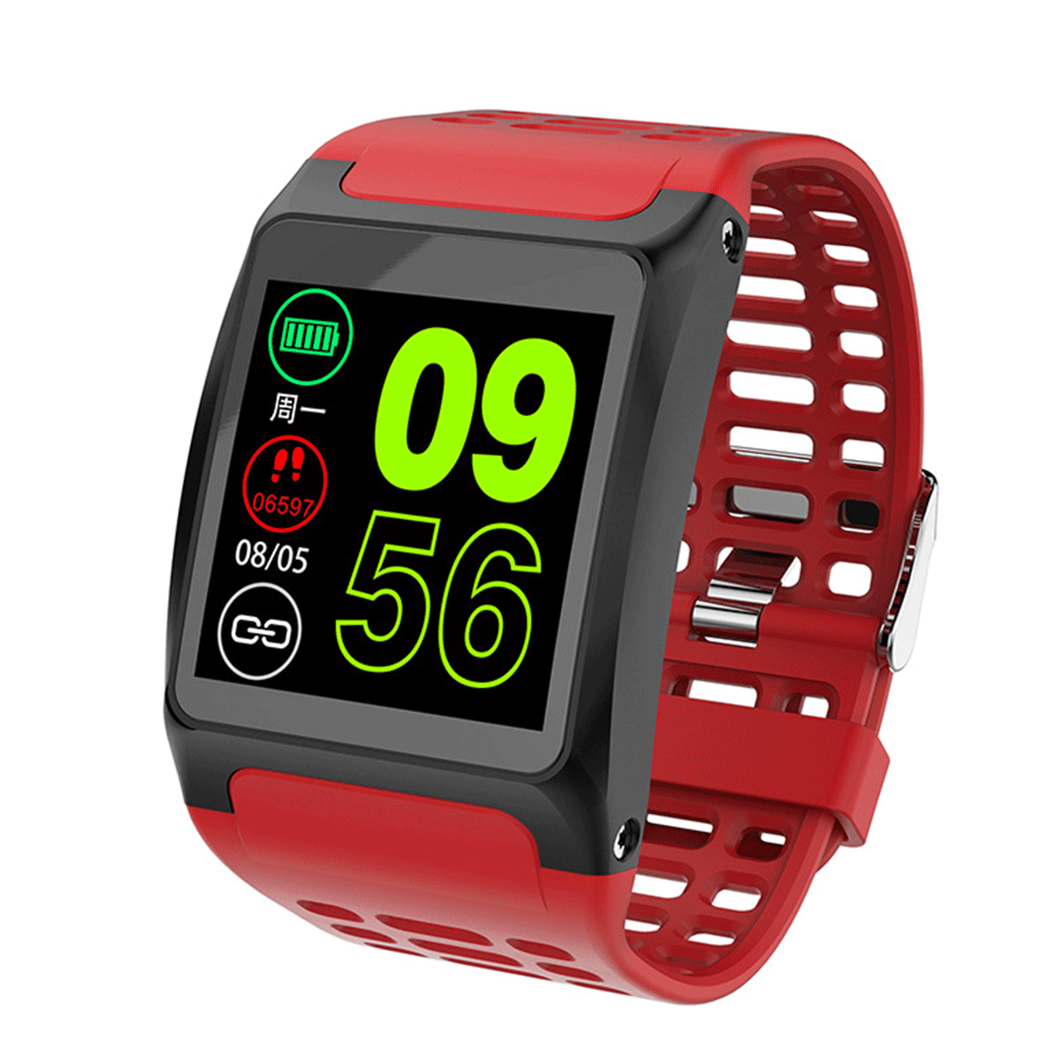 

Bakeey Z01 Custom Display PPG Heart Rate Blood Pressure Weather Health Care Smart Watch
