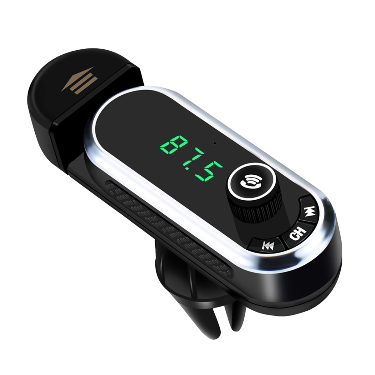 

Bluetooth Handsfree Авто Набор Беспроводное зарядное устройство MP3-плеер AUX USB Voltage Mornitor