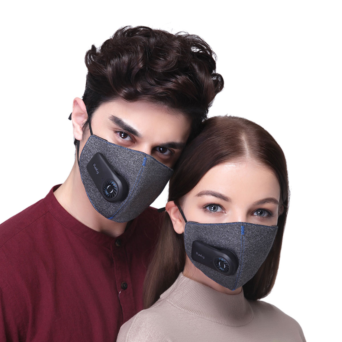 

Purely KN95 Anti-Pollution Air Mask with PM2.5 550mAh Battreies Rechargeable Filter From Xiaomi Youpin