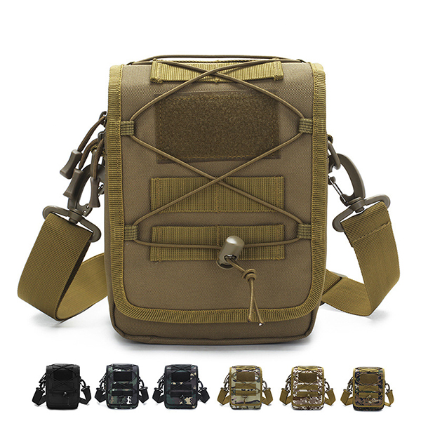 

Men Nylon Waterproof Tactical Camo Outdoor Crossbody Bag