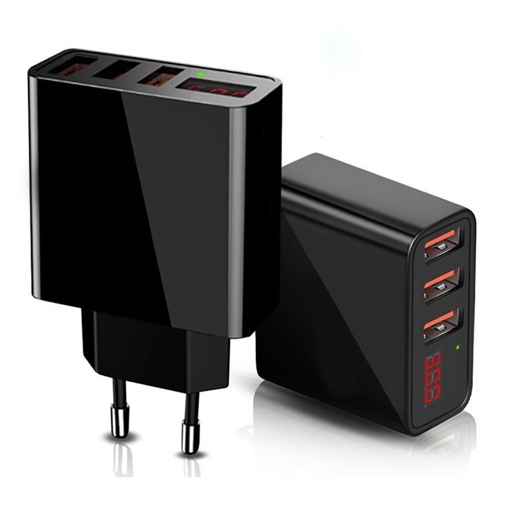 

Bakeey 3.4A Current Voltage LED Display EU Wall Travel Charger for Smartphones Tablets
