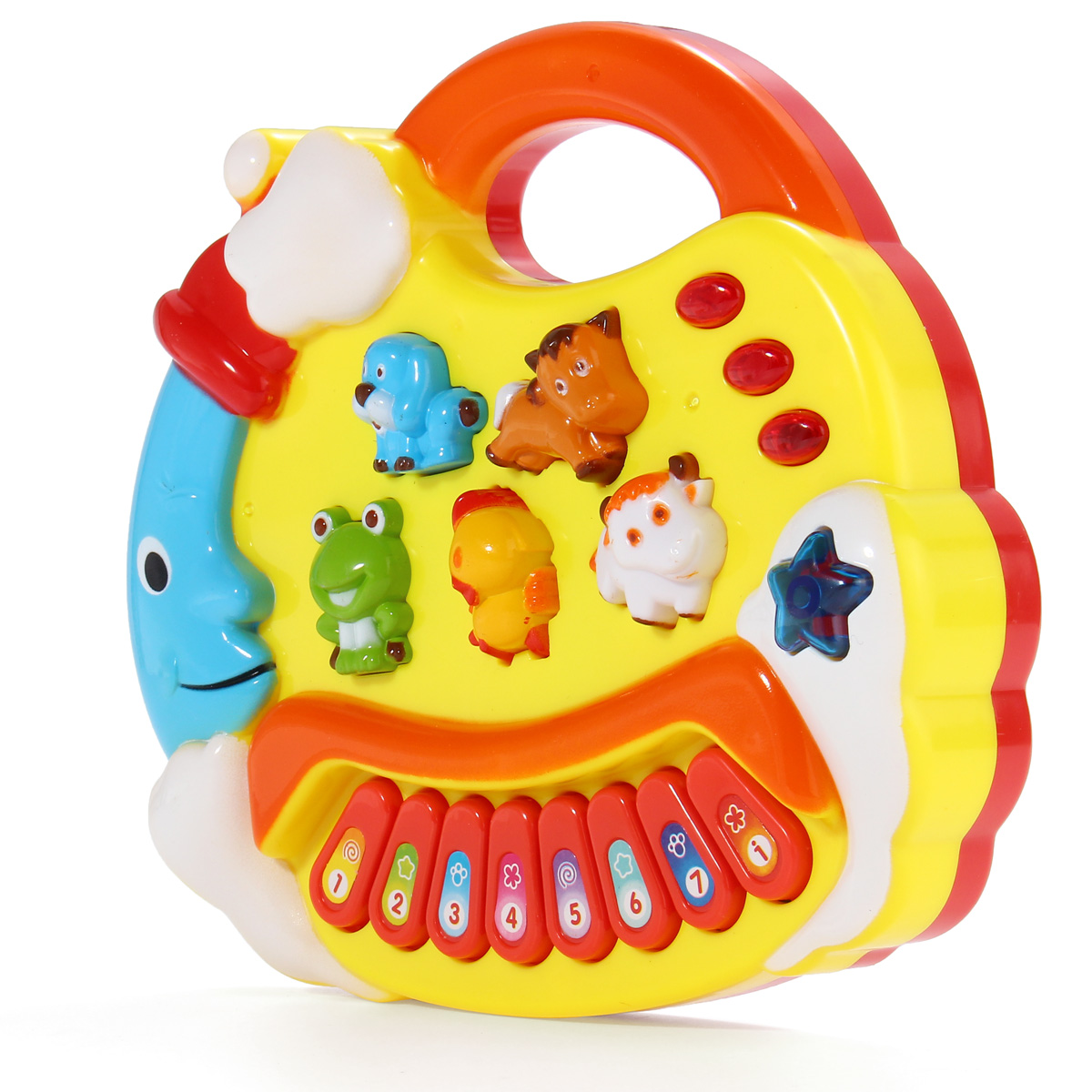 

Baby Kids Animal Farm Музыкальные игрушки Развивающие пианино Мини Звучащая игрушка Развивающие для детей