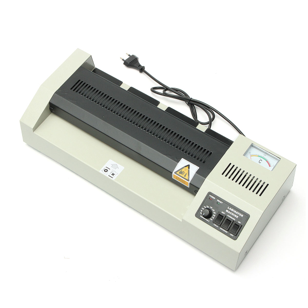 

220V 600W A3 Laminating Laminator Machine Plastic Packaging Machine Four Rollers Hot Roll