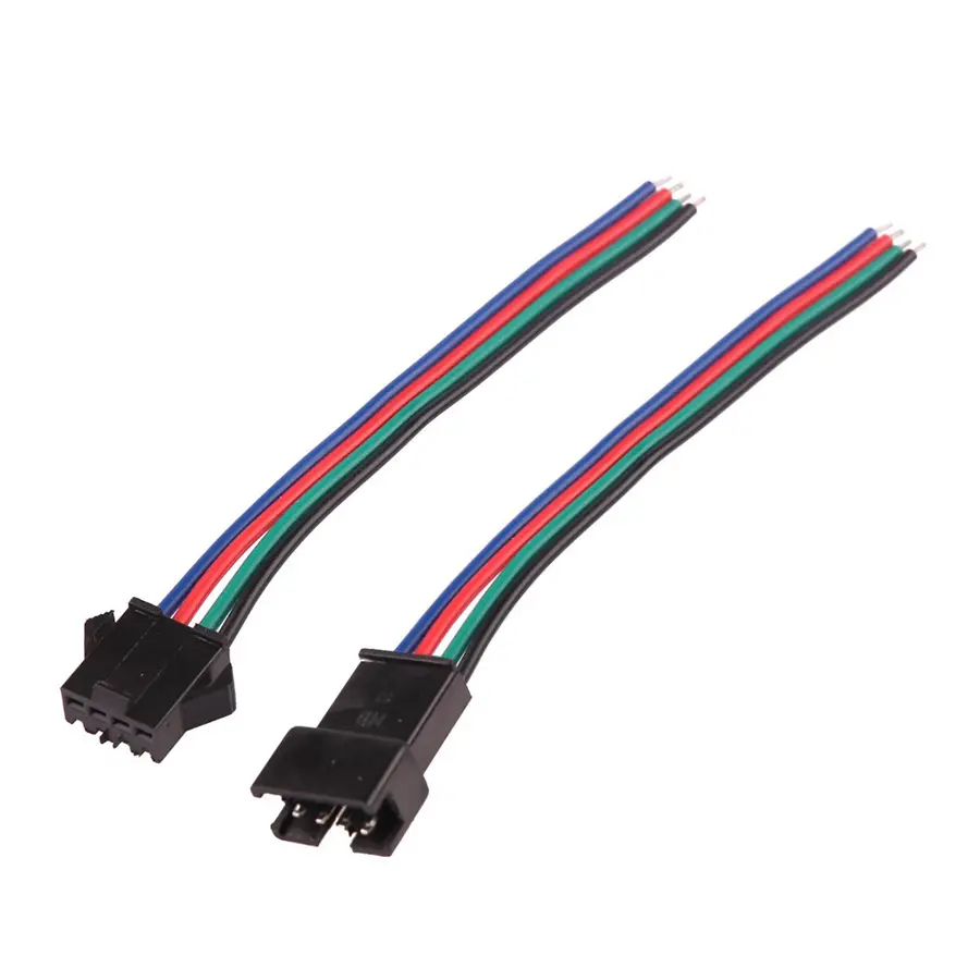 4pin Male/Female Connector Wire Cable For RGB LED Strip Light