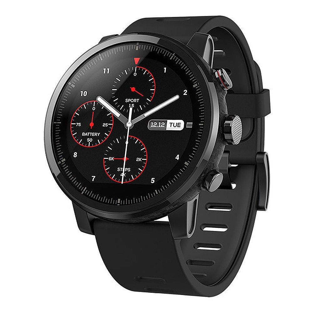 

Оригинальные спортивные умные часы AMAZFIT Stratos 2 GPS 1,34 дюйма 2,5D экран 5ATM браслет