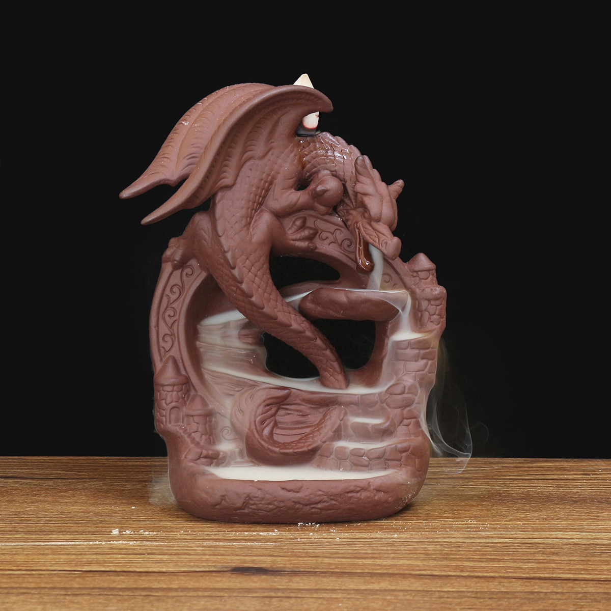 

Ceramic Backflow Incense Burner Sandalwood Cone Yoga Aromatherapy Gifts Home Decor
