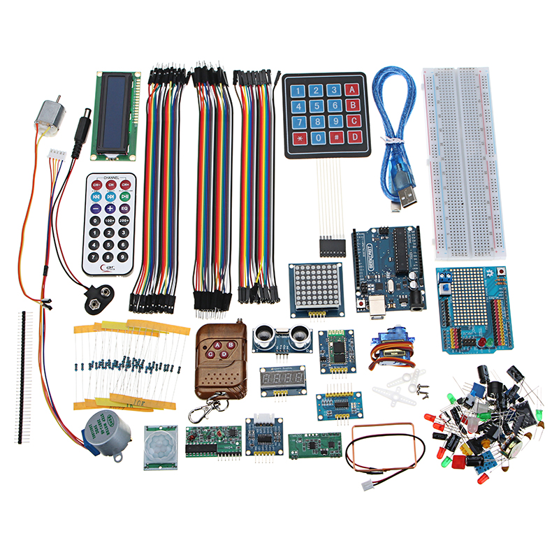 

Geekcreit® Deluxe UNO R3 Basic Learning Module Kit Starter Kits For Arduino
