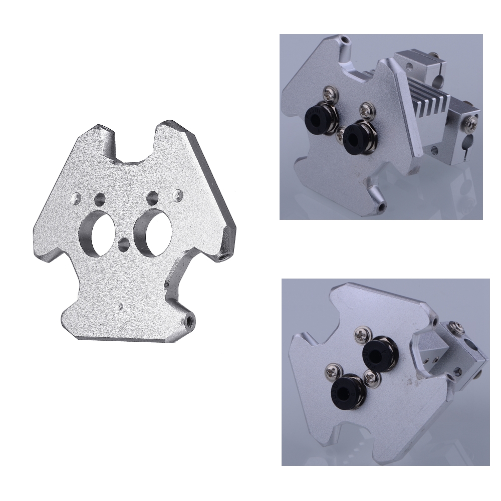 

Aluminum Alloy M3 Delta Kossel Fisheye Effector 3mm Hammock Hanging Station For Dual Nozzle Extruder 3D Printer Part