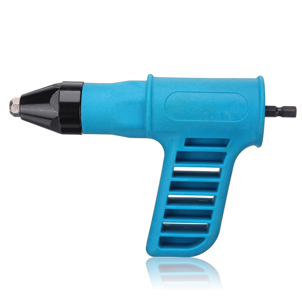 

Drillpro Cordless Riveter Gun Electric Drill Tools Kit Riveter Adapter Insert Nut