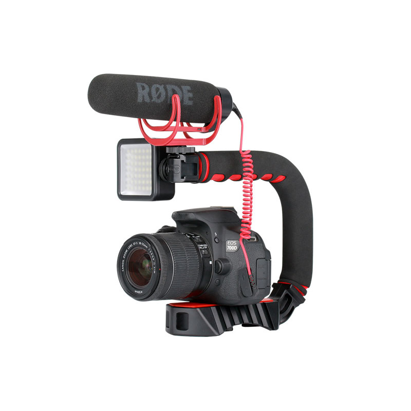 

Ulanzi U-Grip Pro Triple Shoe Mount Video Camera Stabilizer Handle Video Grip