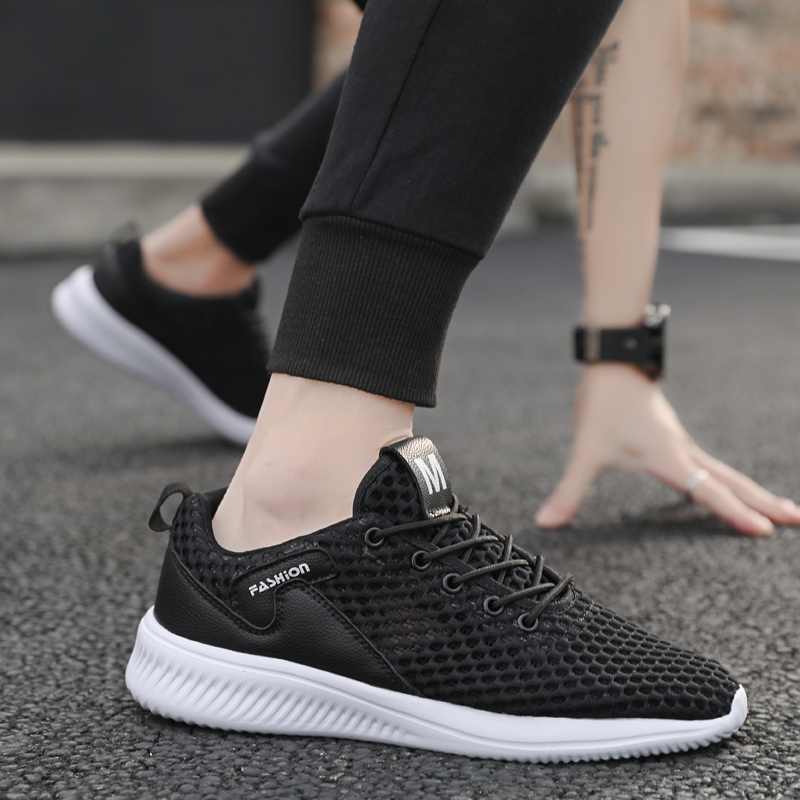 New Men Mesh Breathable Lightweight Sports Casual Running Shoes ...